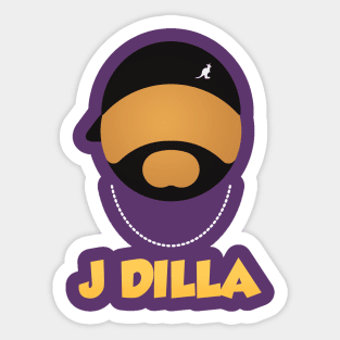 J Dilla Sticker